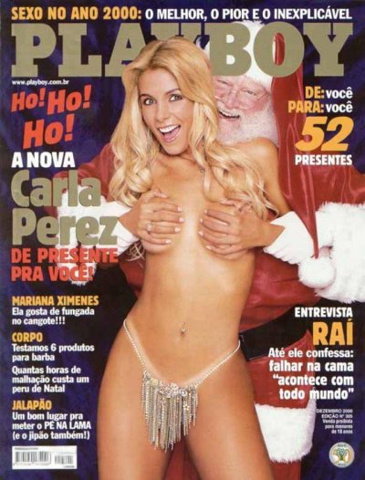 Carla Perez na Playboy de Natal